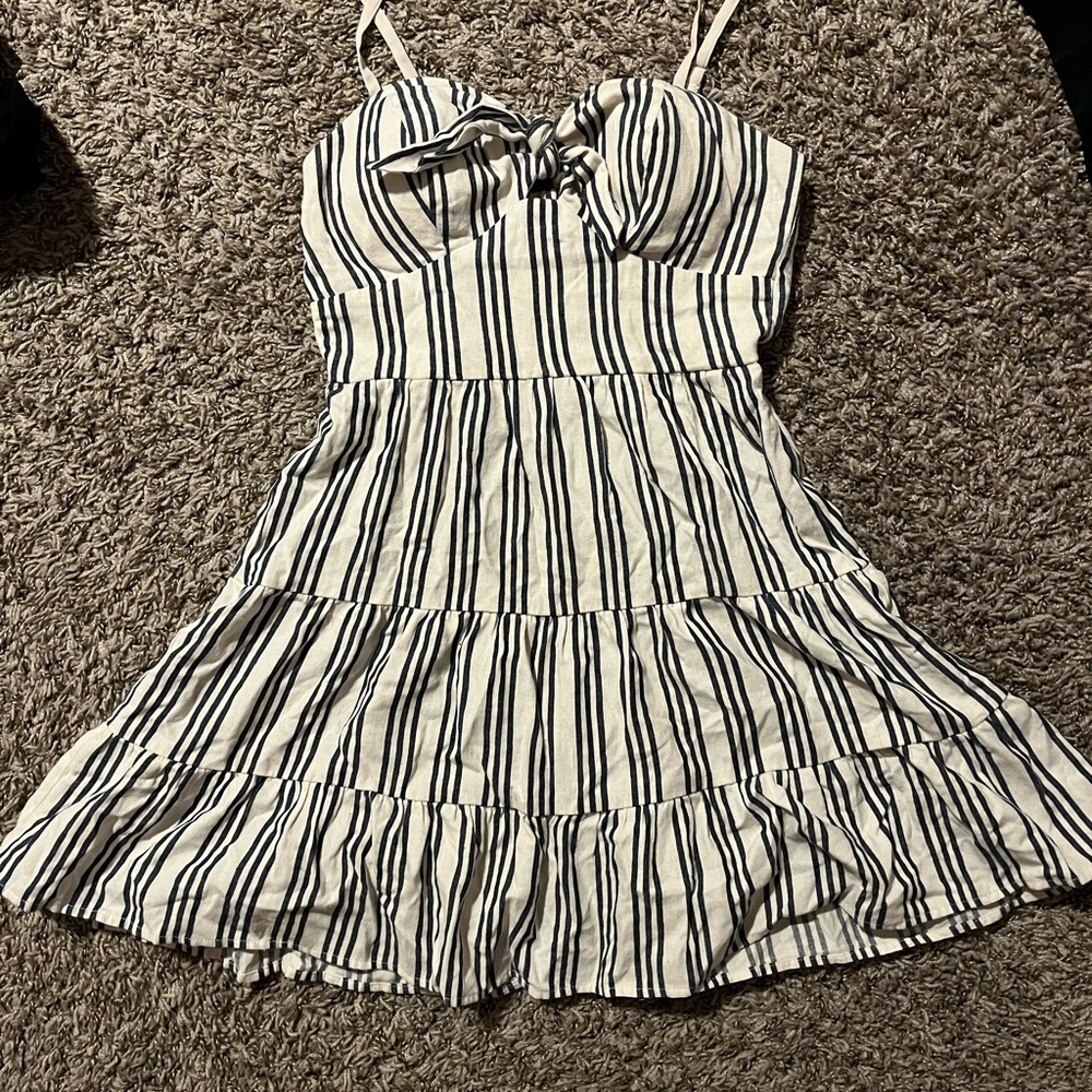 Striped Sleeveless Dress
